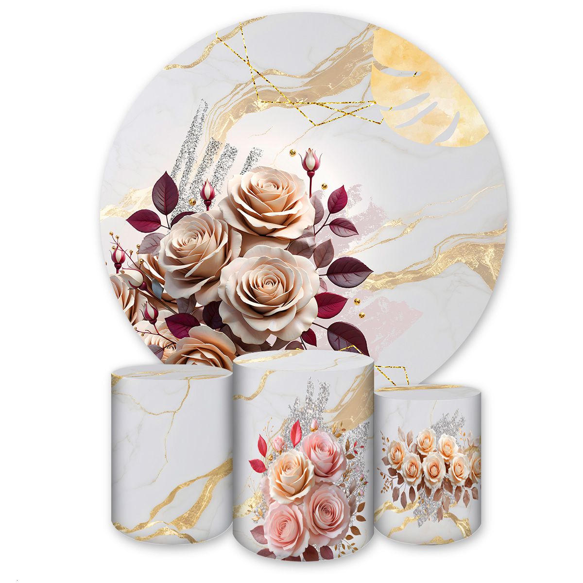 Kit Completo Tema Flores 4246 - Kit Completo 4246 - Painel Festivo