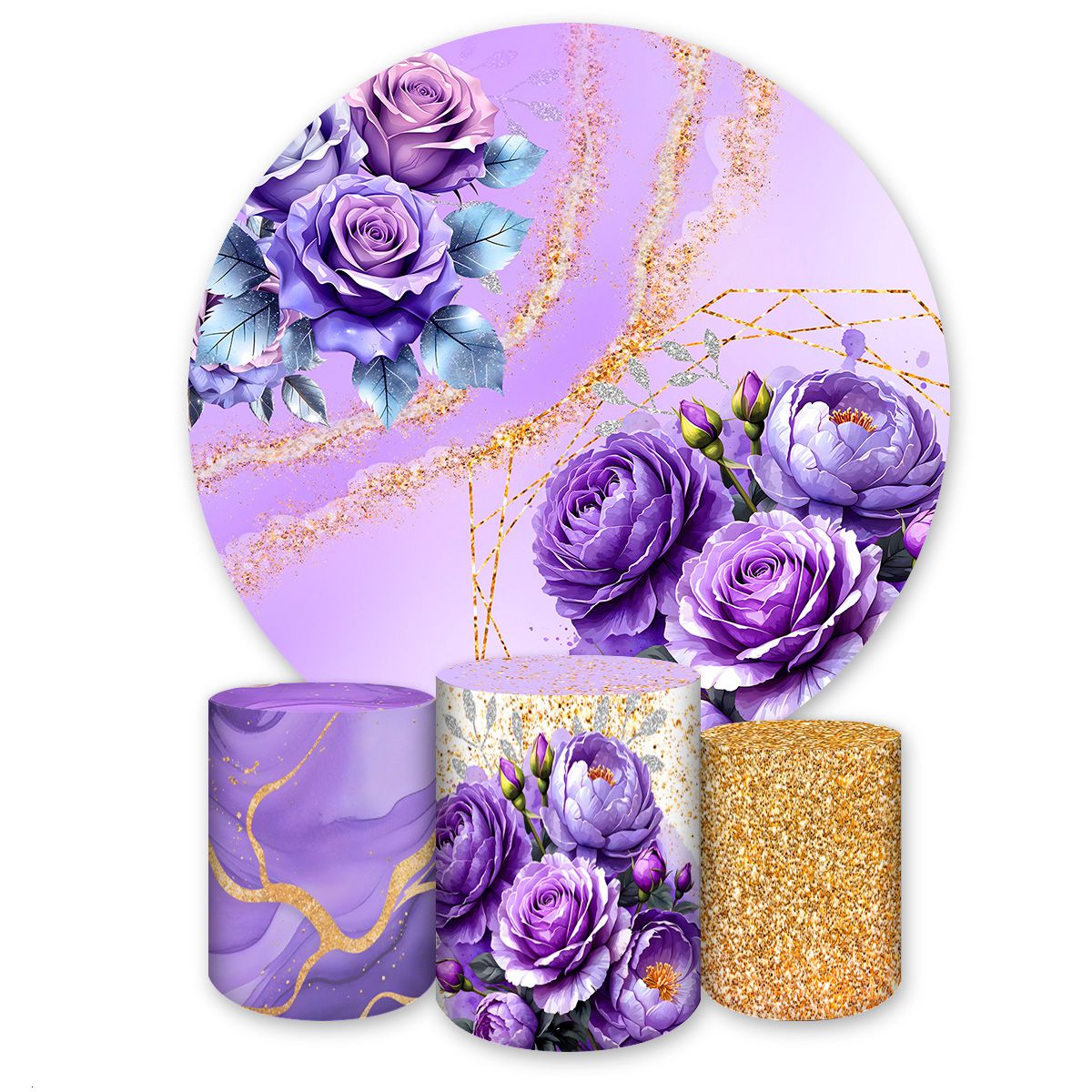 Kit Completo Tema Flores 4249 - Kit Completo 4249 - Painel Festivo