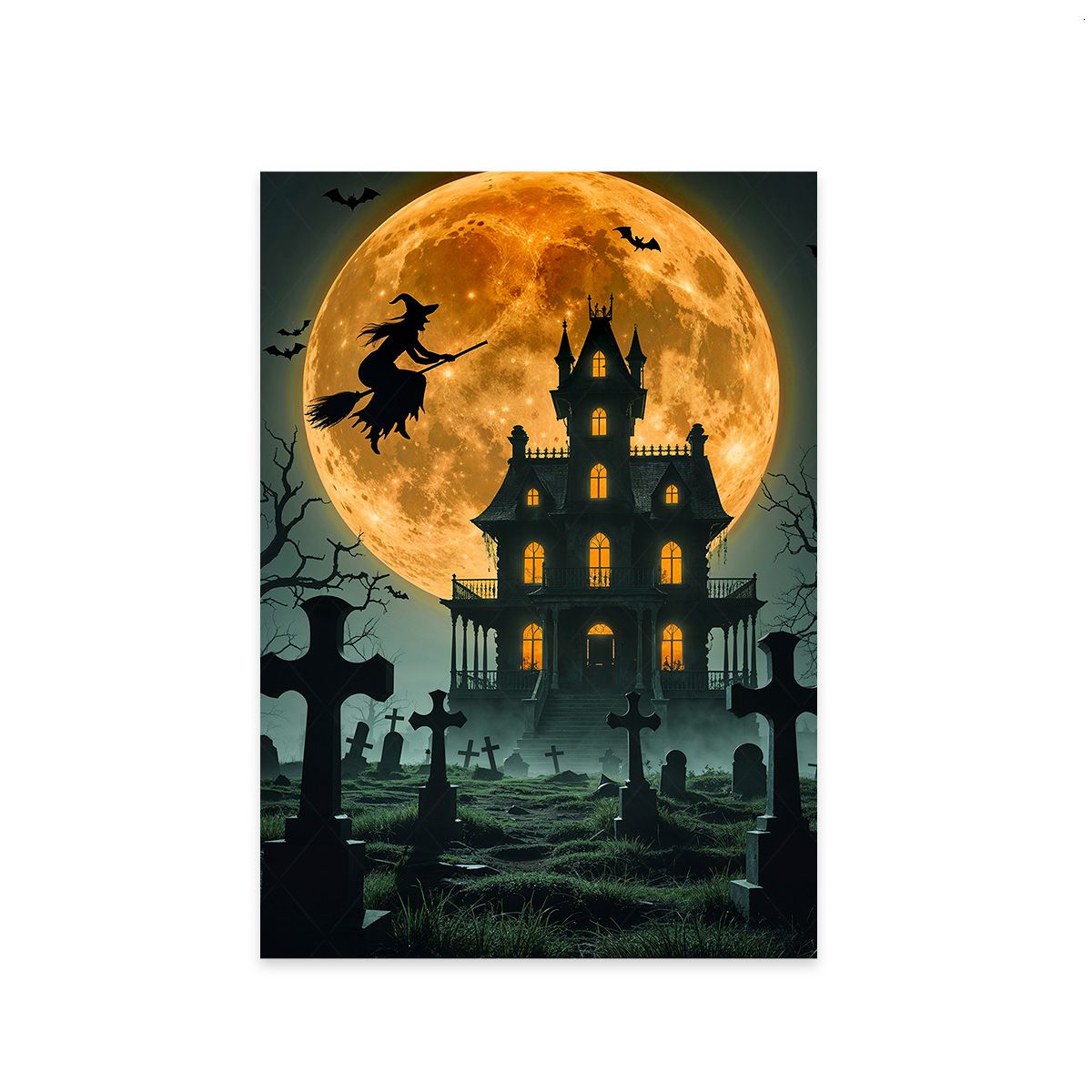 Painel Retangular Tema Halloween 4317 - Painel Retangular 4317 - Painel Festivo