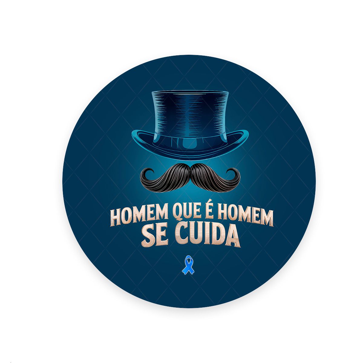 Painel Redondo Tema Novembro Azul 4325 - Painel Redondo 4325 - Painel Festivo