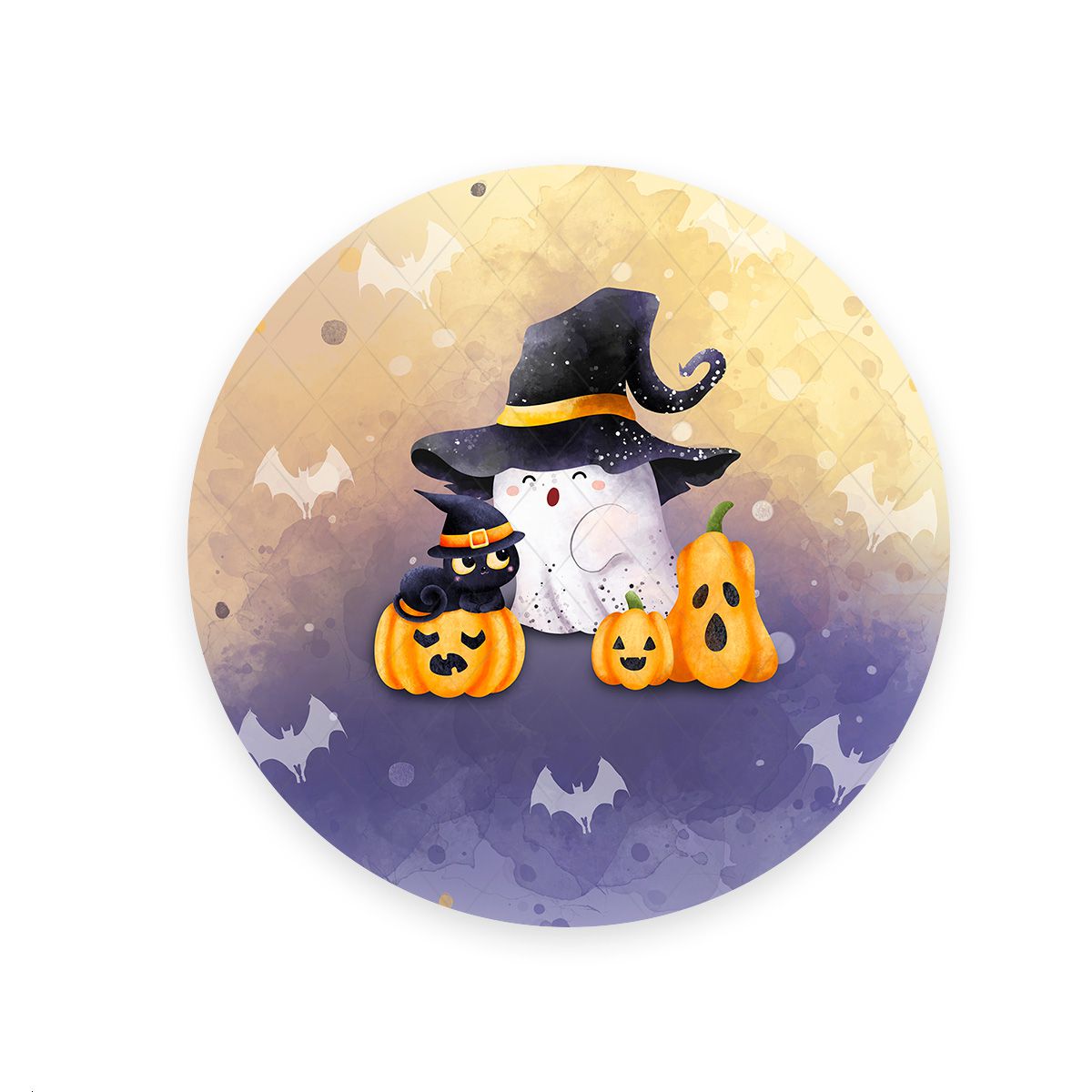 Painel Redondo Tema Halloween 4329 - Painel Redondo 4329 - Painel Festivo