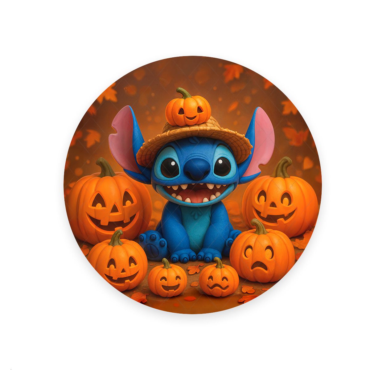 Painel Redondo Tema Halloween 4331 - Painel Redondo 4331 - Painel Festivo