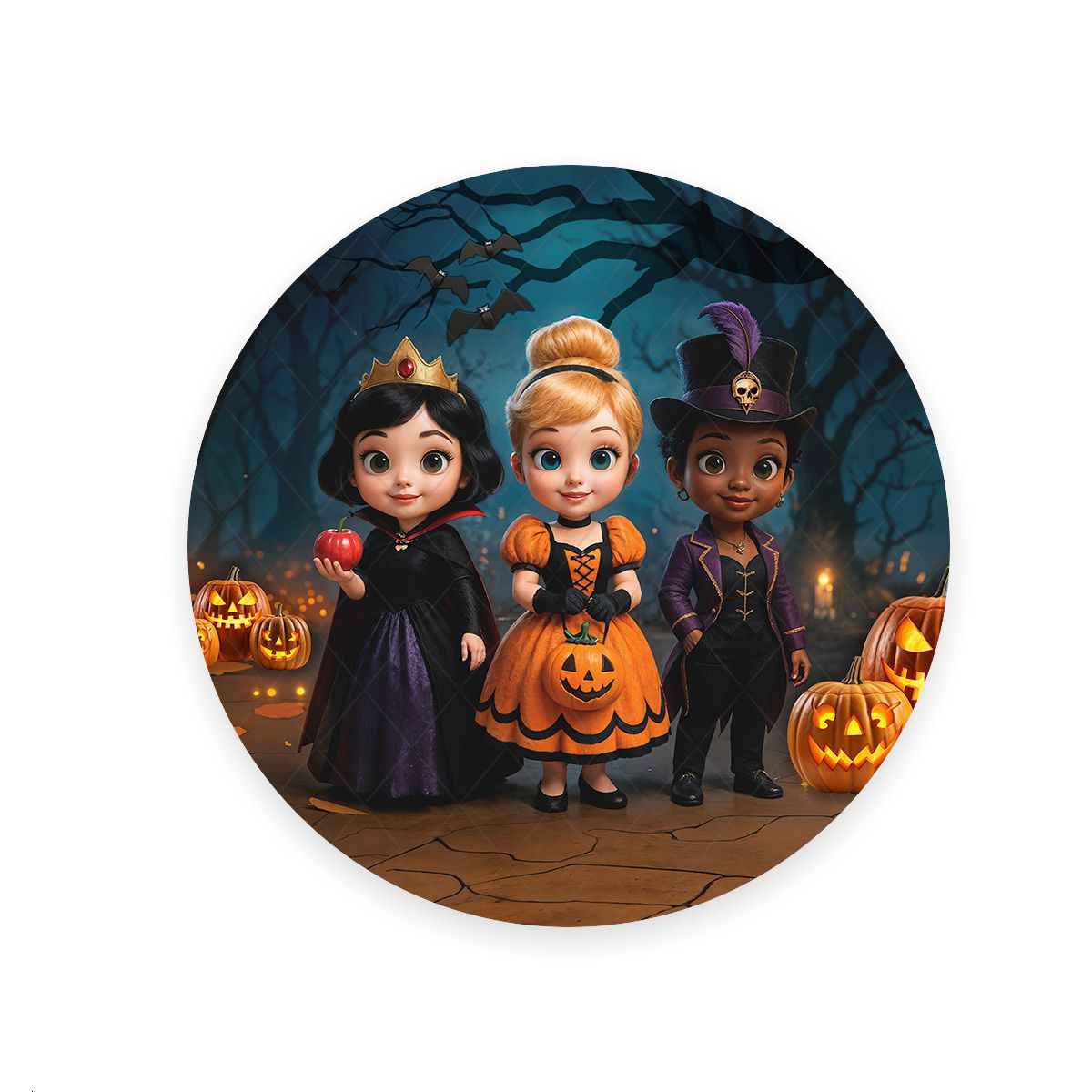 Painel Redondo Tema Halloween 4332 - Painel Redondo 4332 - Painel Festivo