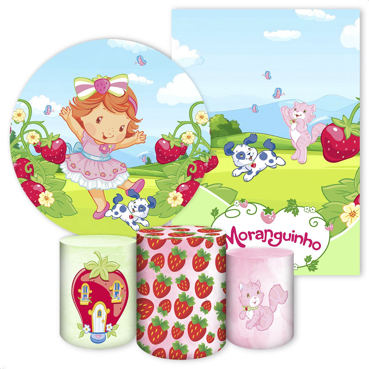 Kit Capa Painel Redondo +... - Painel Festivo