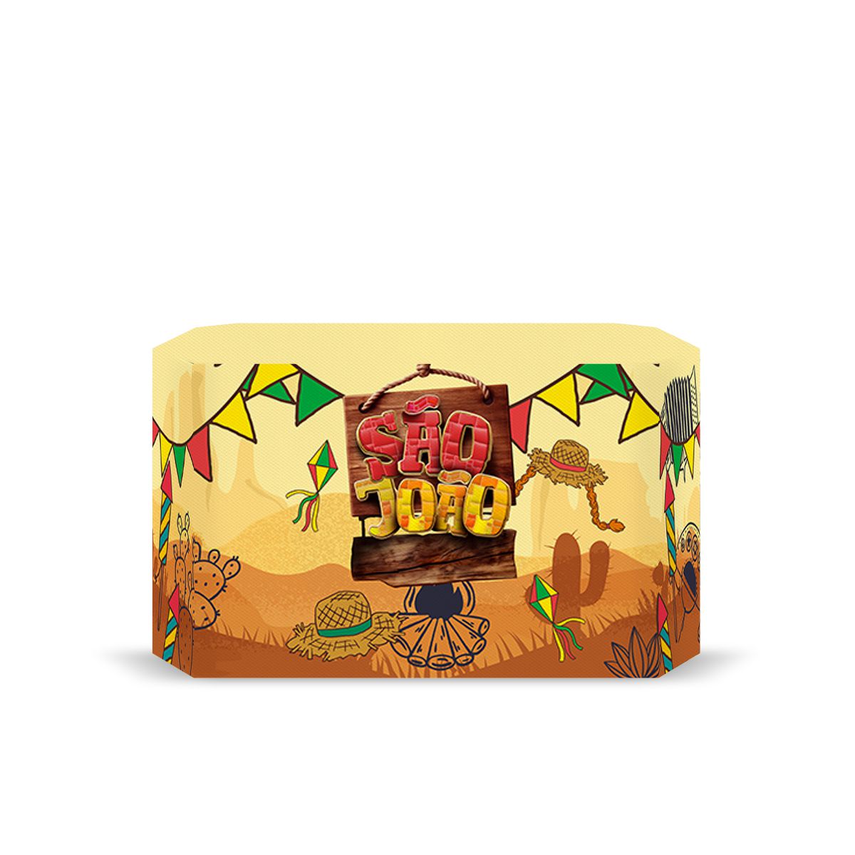Capa Decorativa para 2 Me... - Painel Festivo