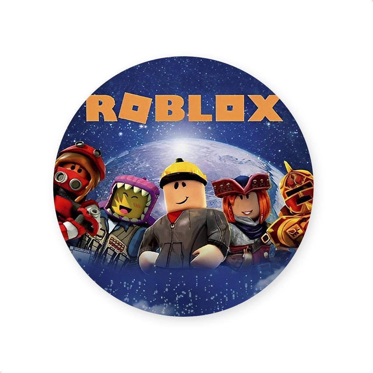 Capa Painel Redondo Sublimados Tema Roblox 579 - P... - Painel Festivo