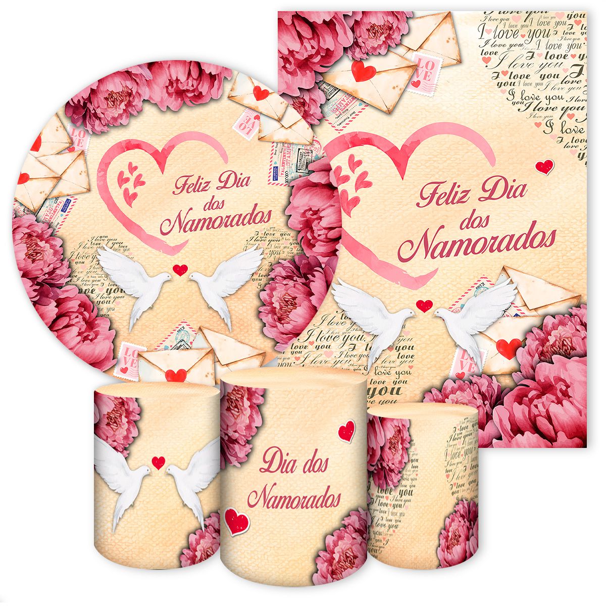 Kit Capa Painel Redondo +... - Painel Festivo