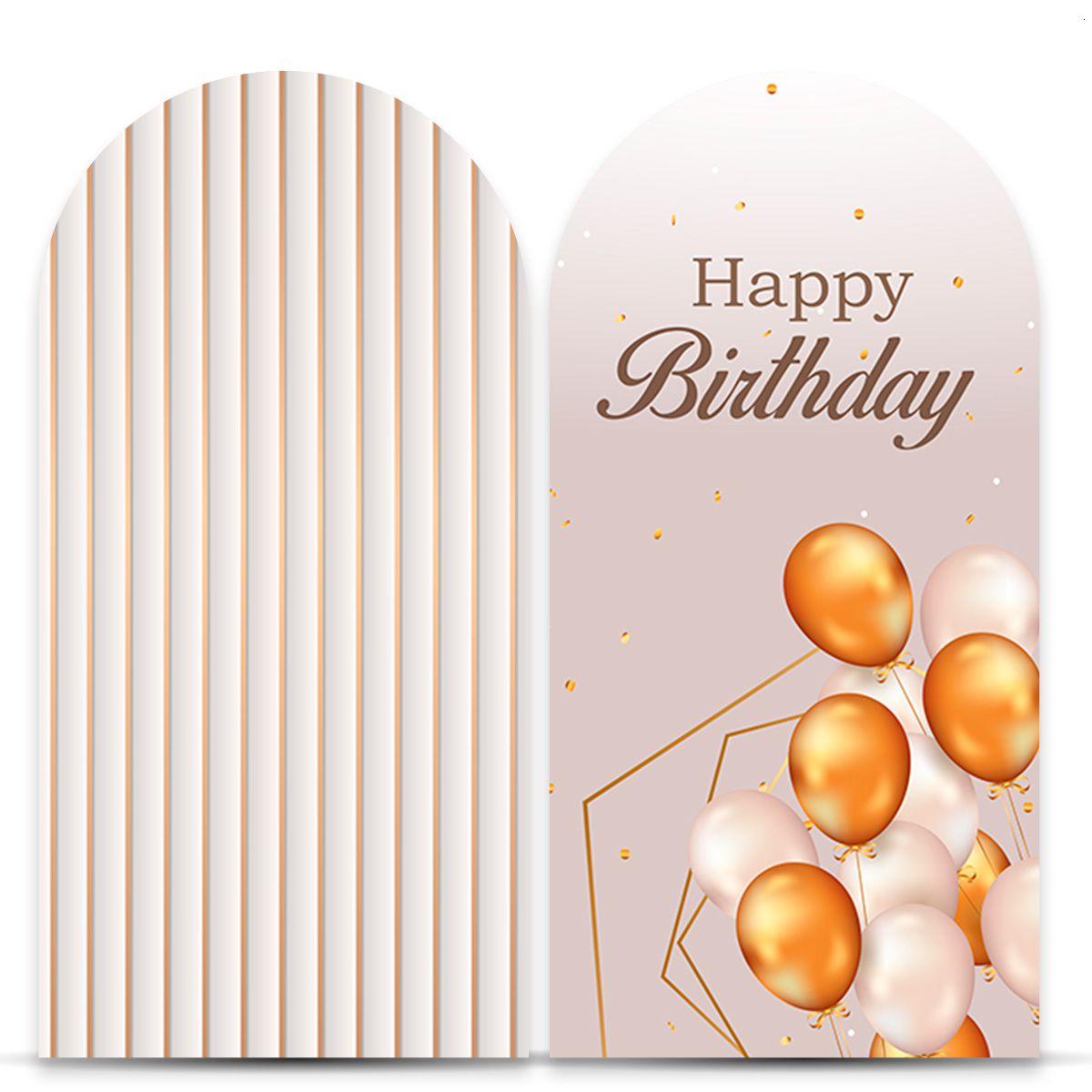 Painel Romano Tema Happy Birthday 7066 - Painel Romano 7066 - Painel Festivo