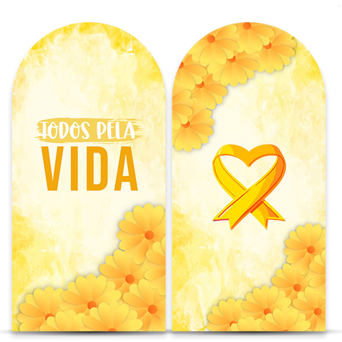 Painel Romano Tema Setembro Amarelo 7119 - Painel Romano 7119 - Painel Festivo