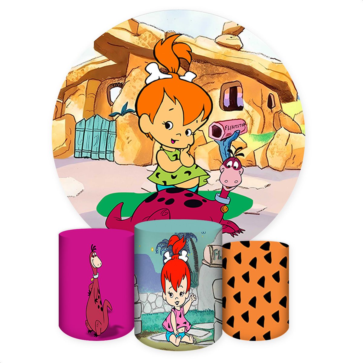 Kit 4 Capas Sublimadas Te... - Painel Festivo