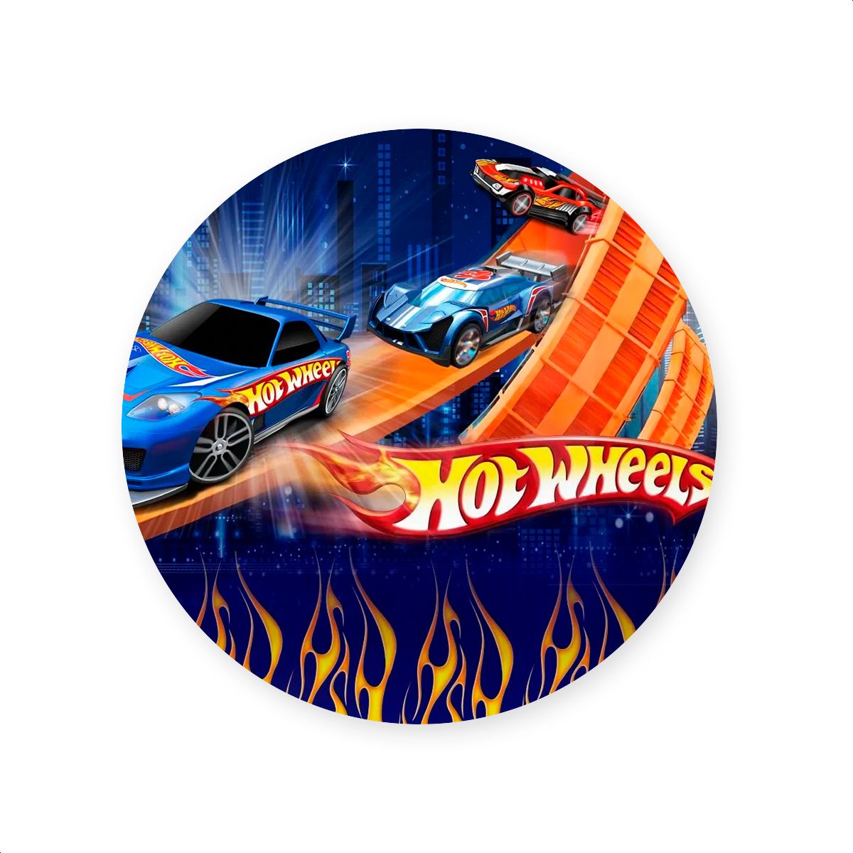 Capa Painel Redondo Sublimados Tema Hotwheels 980 ... - Painel Festivo