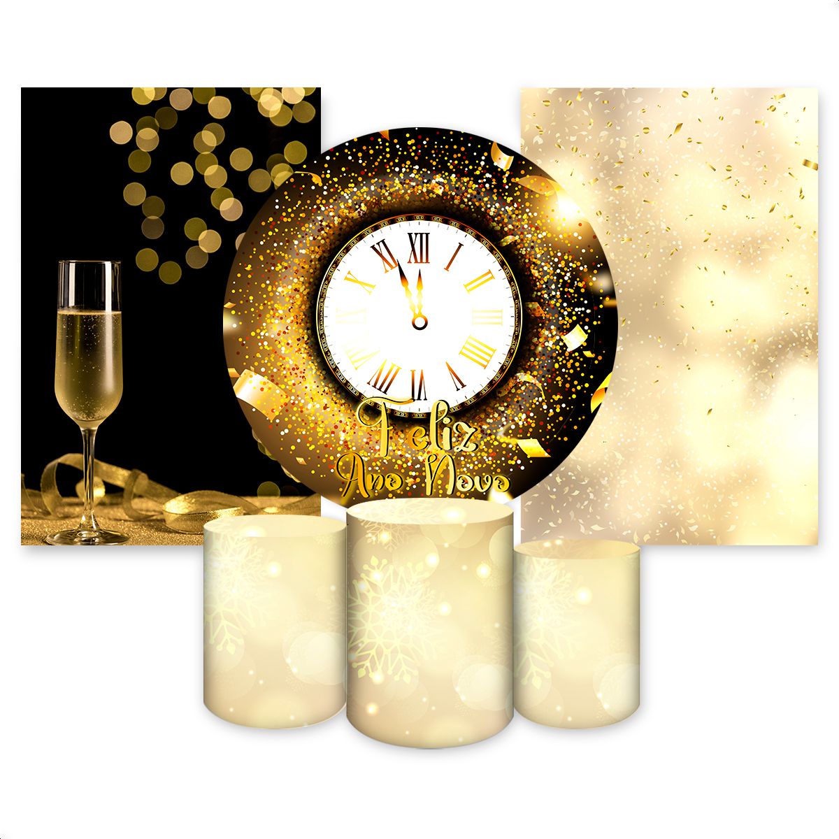 Kit Capa Painel Redondo +... - Painel Festivo