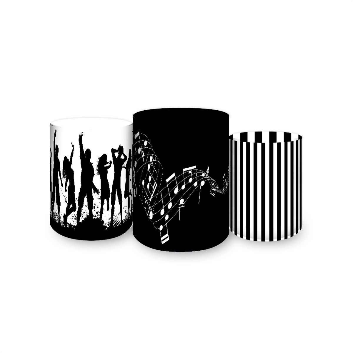 Trio Capas Cilindros Subl... - Painel Festivo