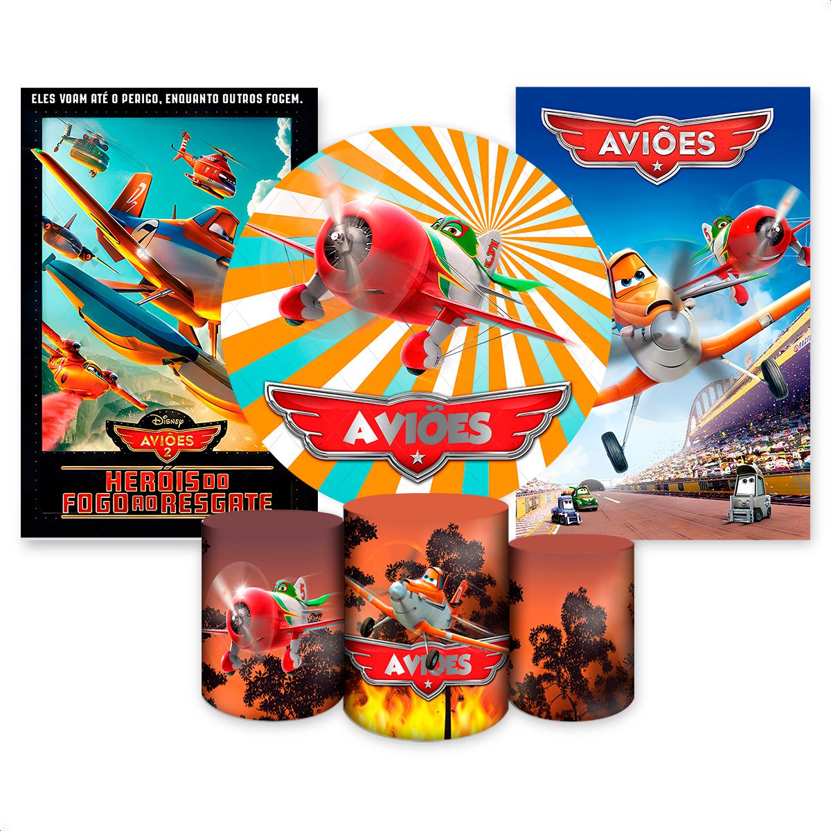 Kit Capa Painel Redondo +... - Painel Festivo