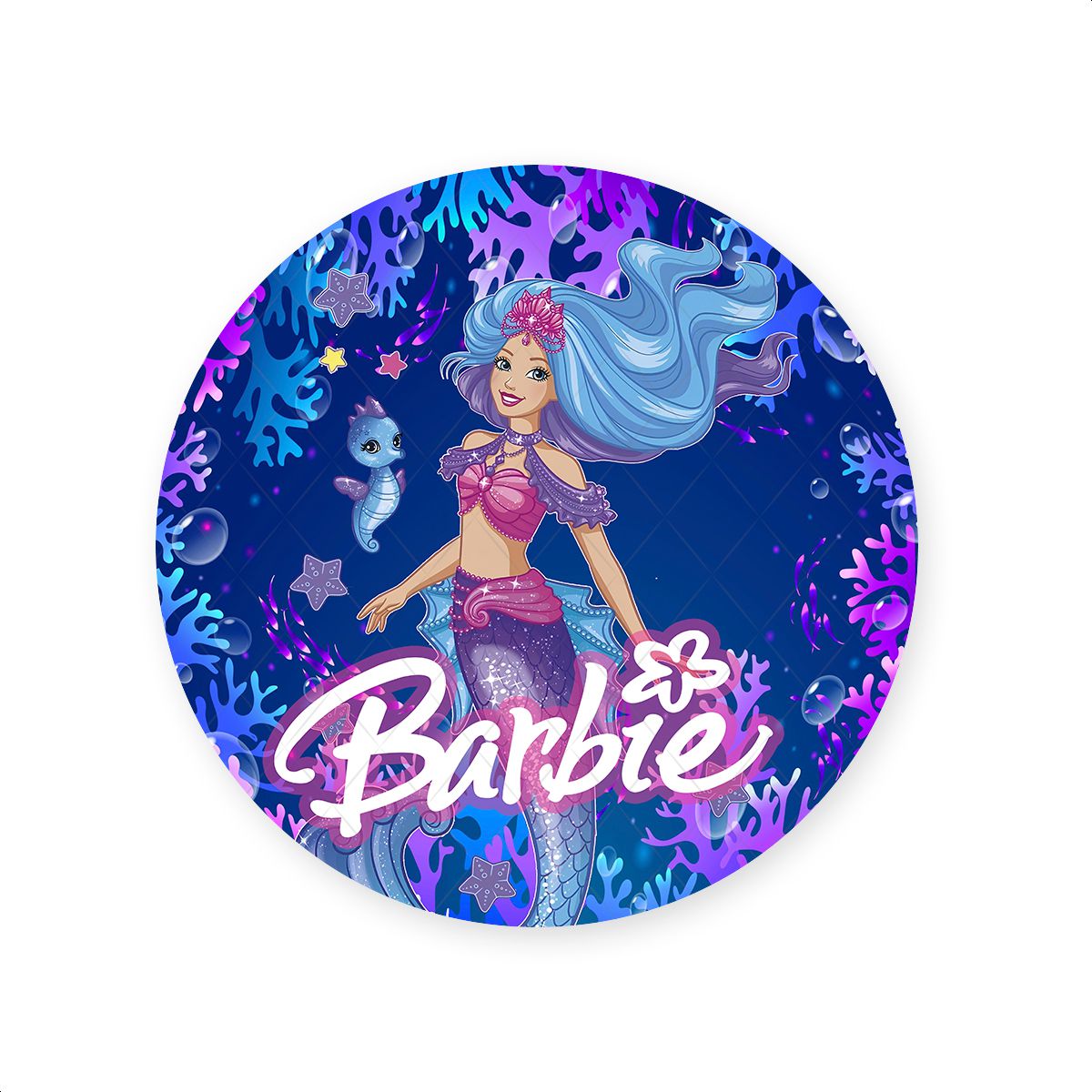 Capa Painel Sublimados Tema Barbie 2652 - Painel R... - Painel Festivo