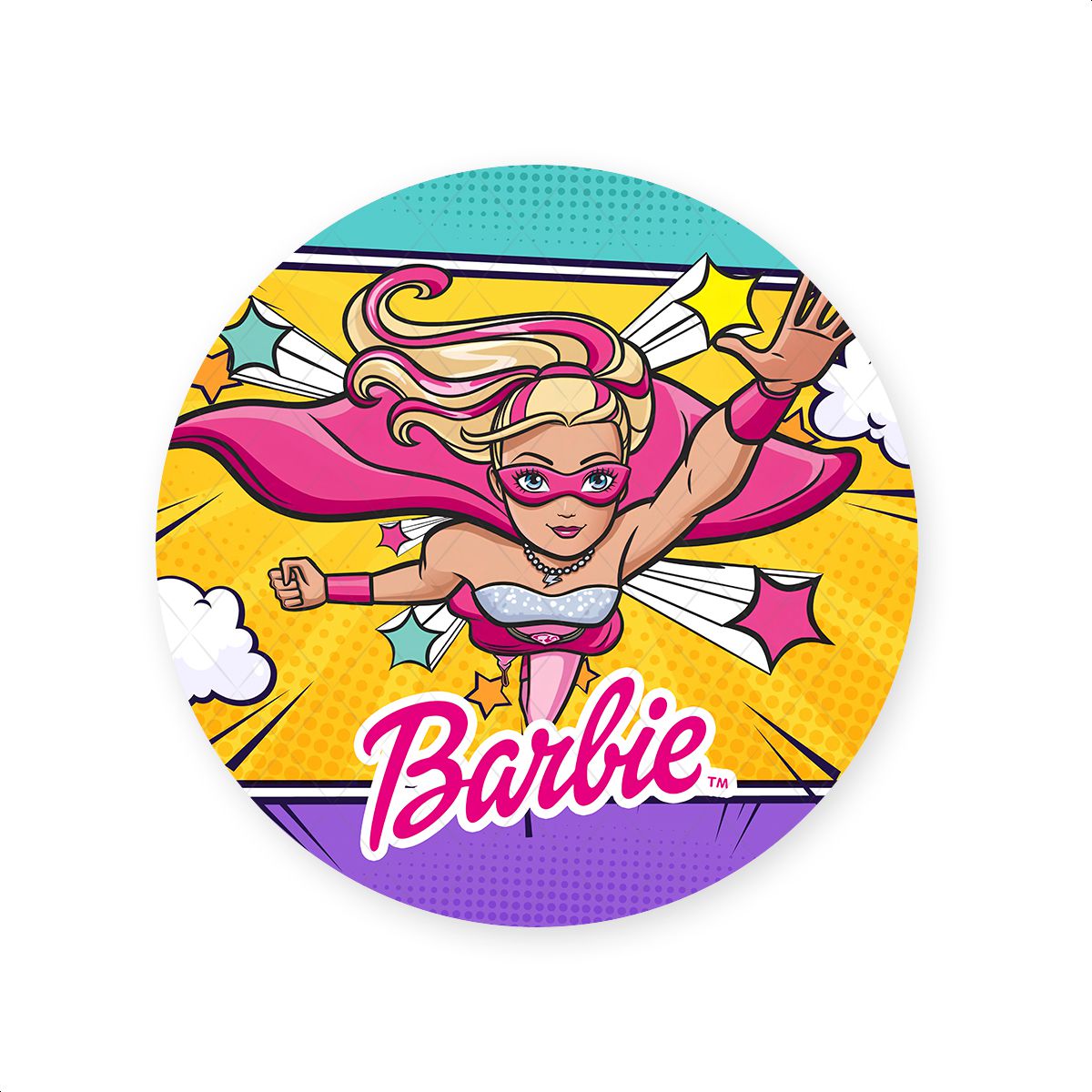 Capa Painel Sublimados Tema Barbie 2655 - Painel R... - Painel Festivo