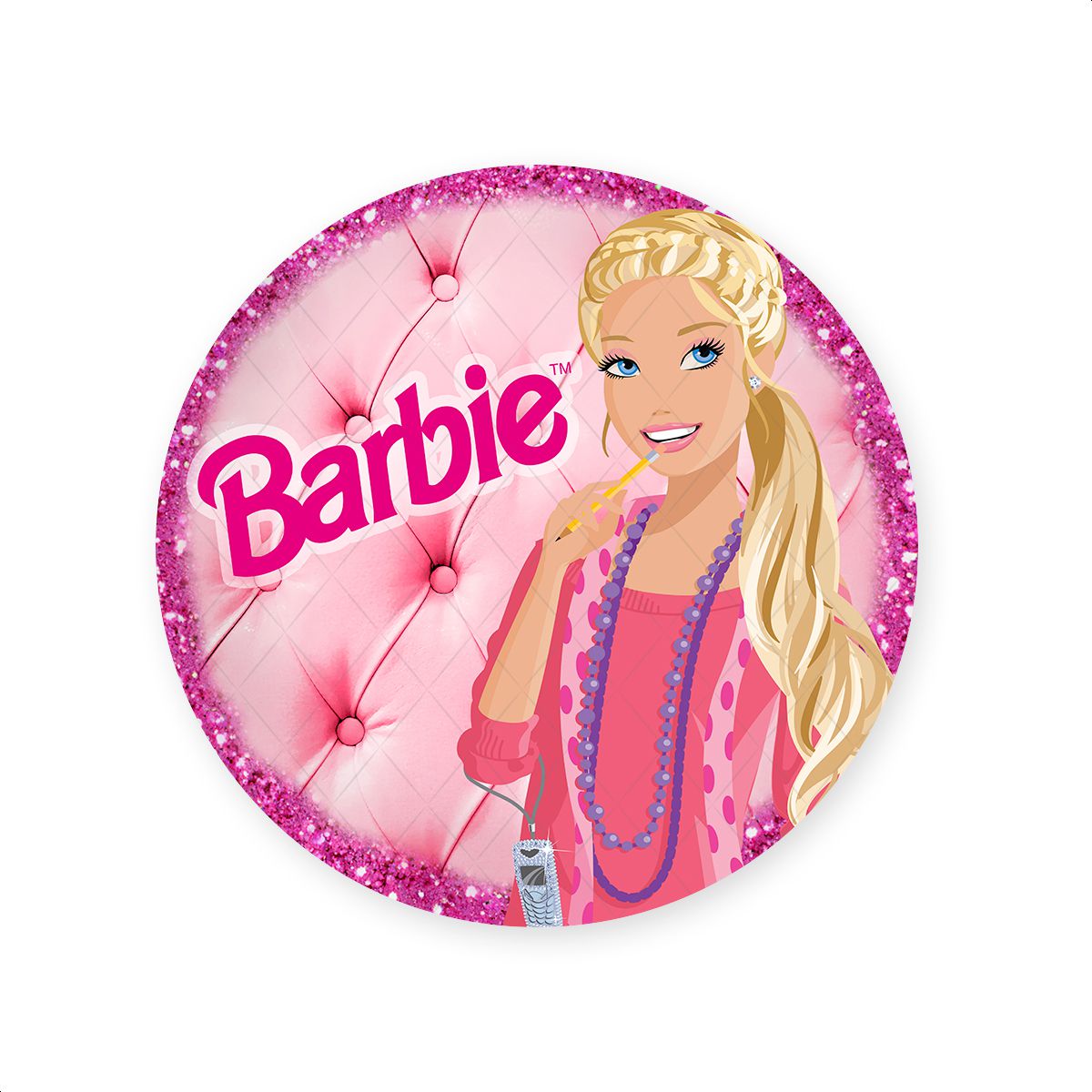 Capa Painel Sublimados Tema Barbie 2650 - Painel R... - Painel Festivo