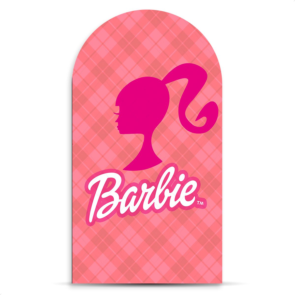 Capa Painel Romano Sublimado Tema Barbie 2653 - Pa... - Painel Festivo