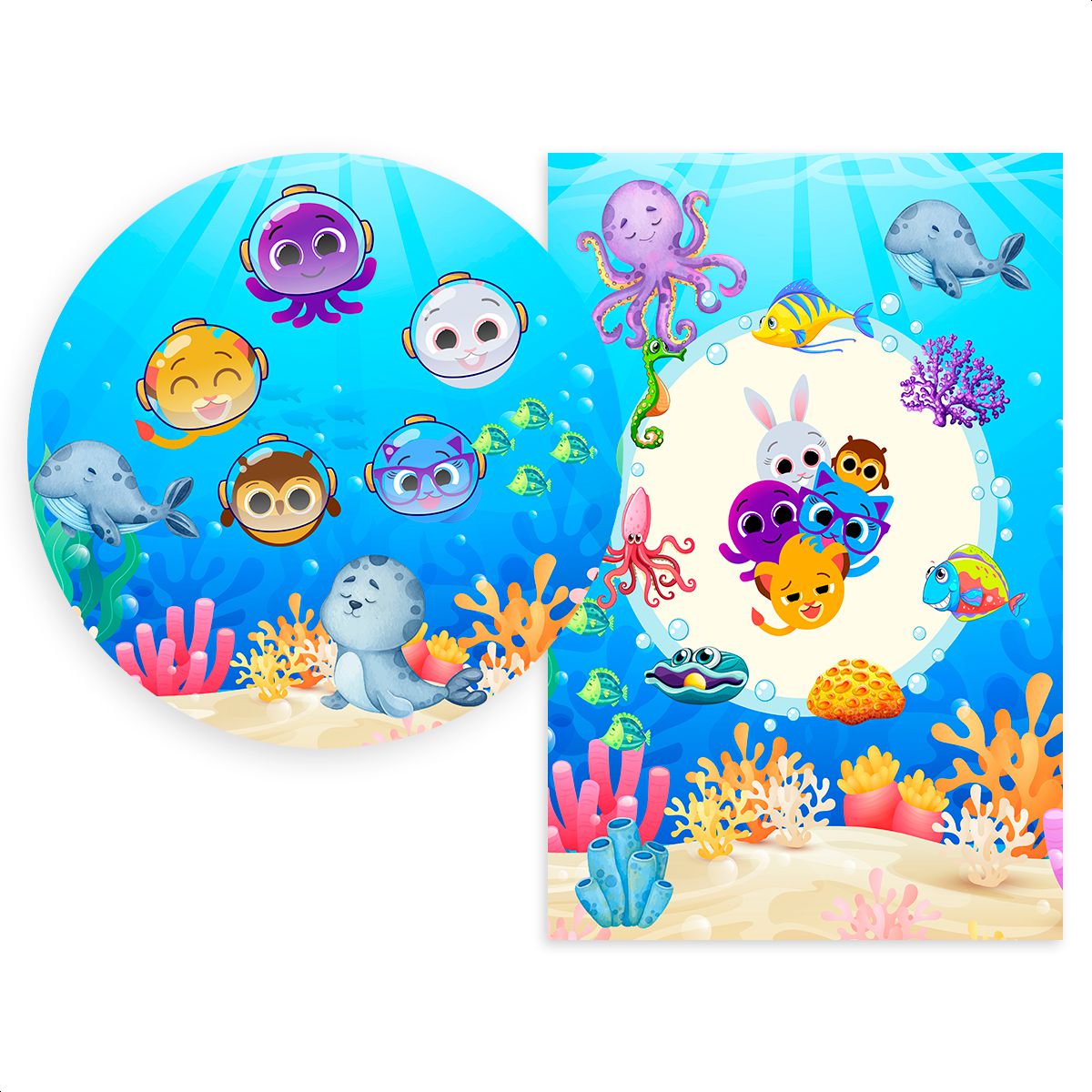 Capa Painel Retangular + ... - Painel Festivo