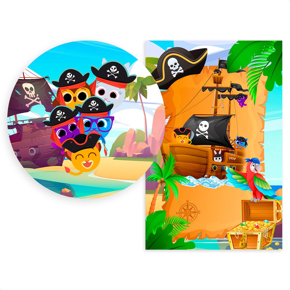 Capa Painel Retangular + ... - Painel Festivo