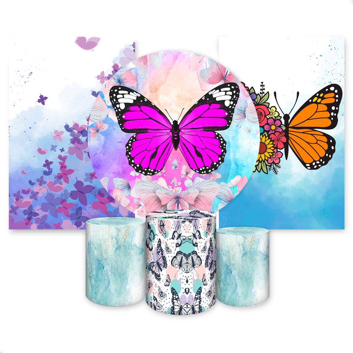 Kit Capa Painel Redondo +... - Painel Festivo