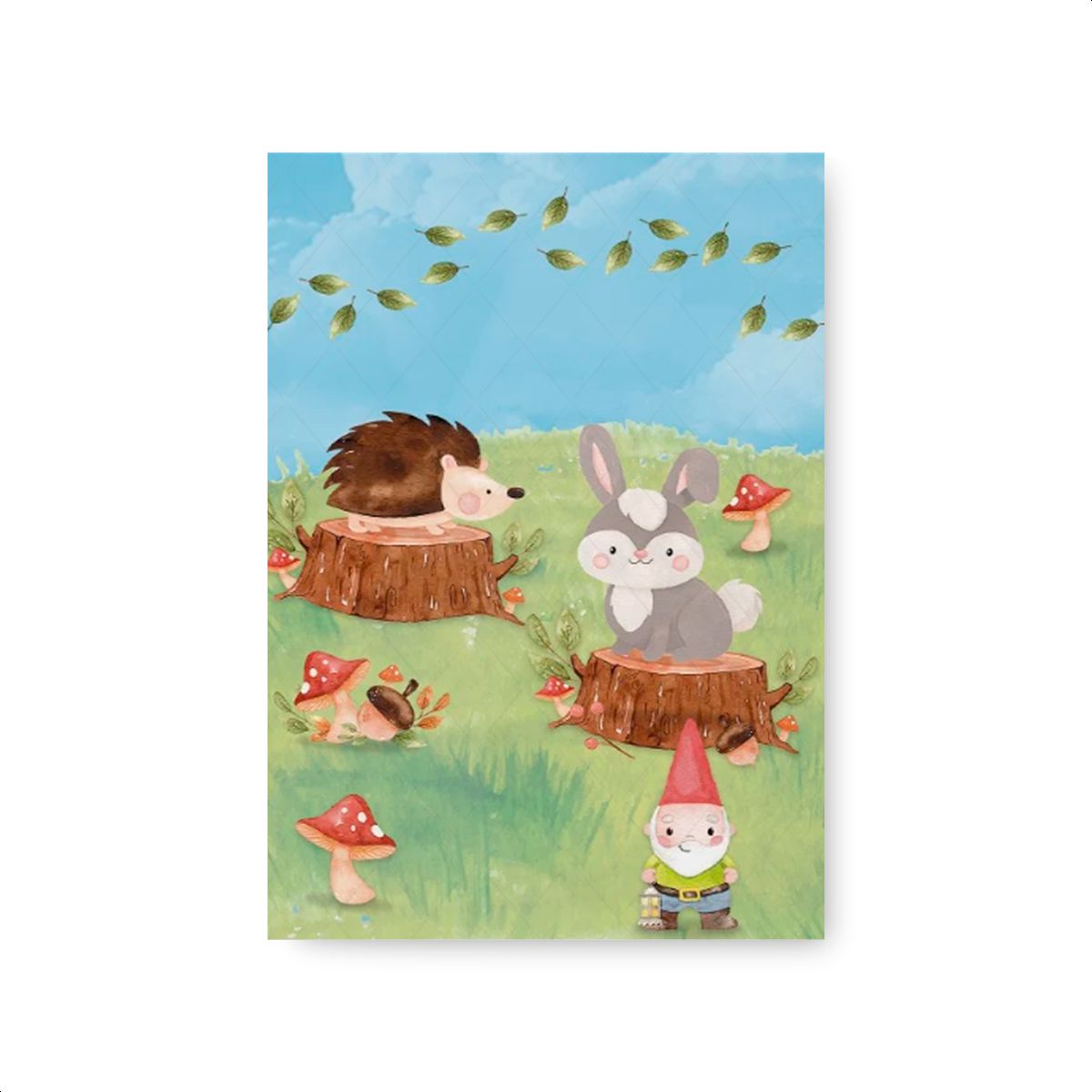 Capa Painel Retangular Sublimado Tema Bosque 7 - P... - Painel Festivo