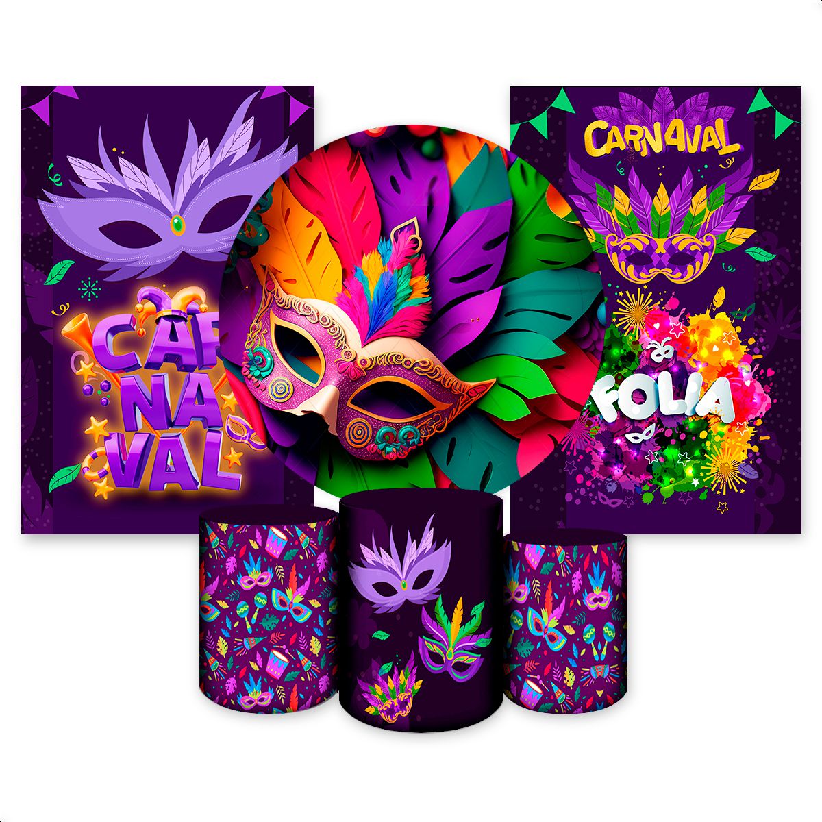Kit Capa Painel Redondo +... - Painel Festivo