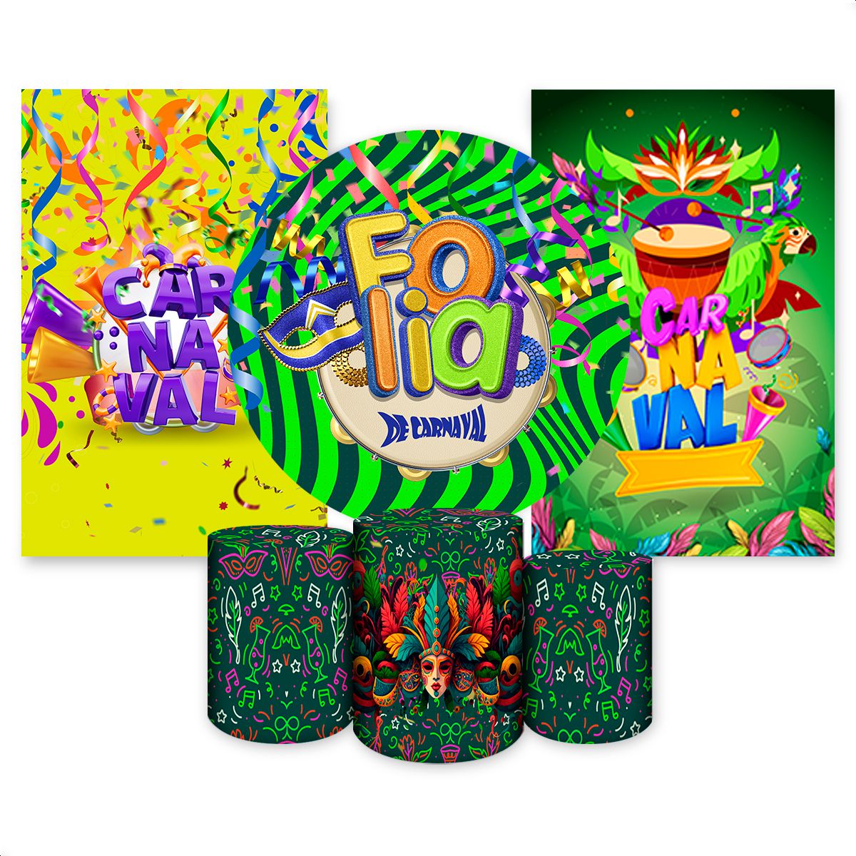 Kit Capa Painel Redondo +... - Painel Festivo