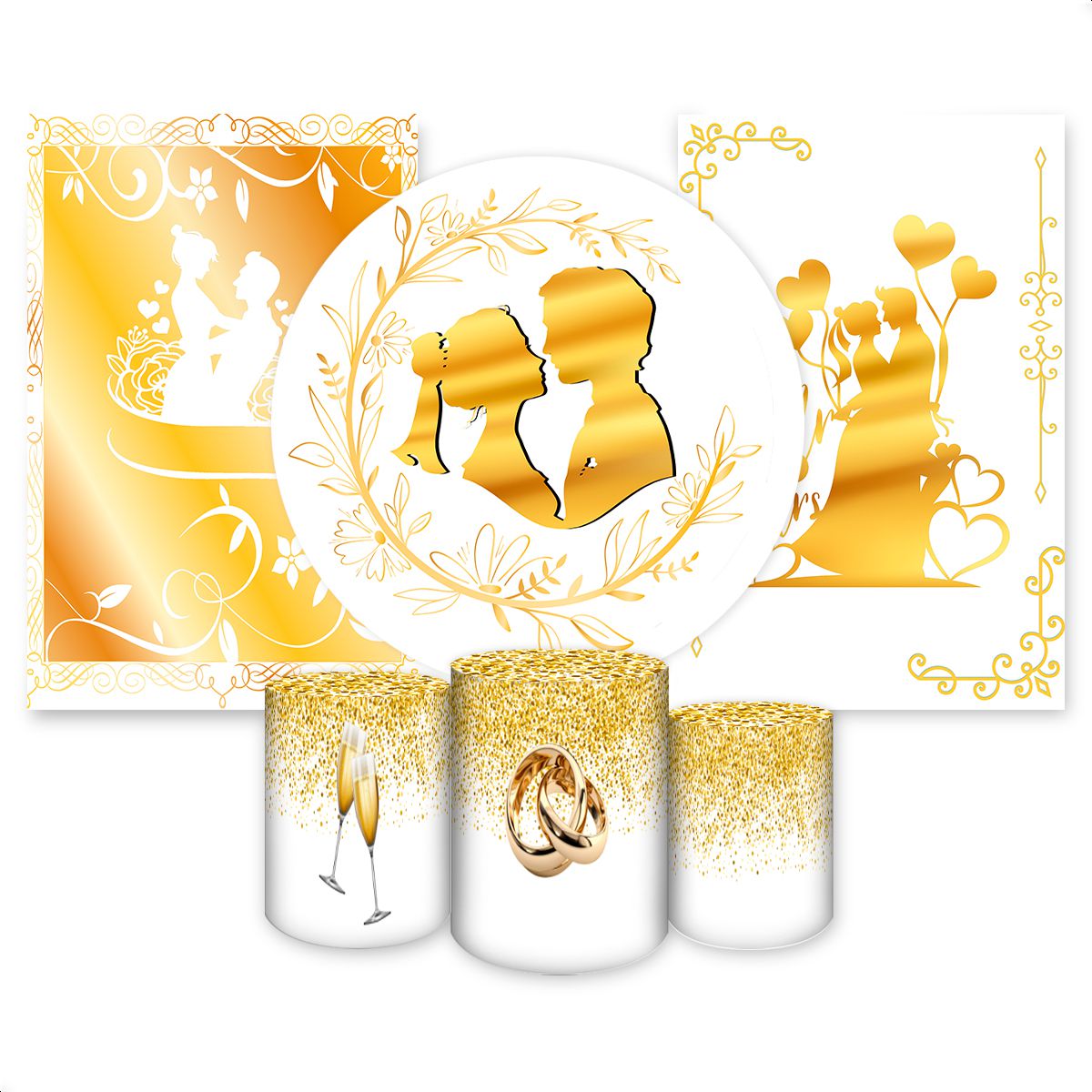 Kit Capa Painel Redondo +... - Painel Festivo