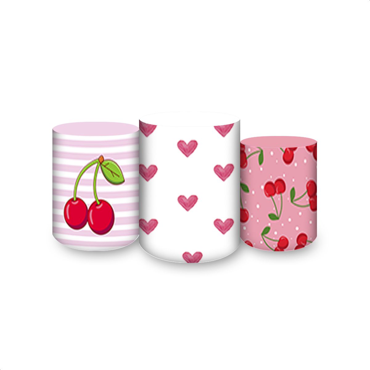 Trio Capas Cilindros Subl... - Painel Festivo