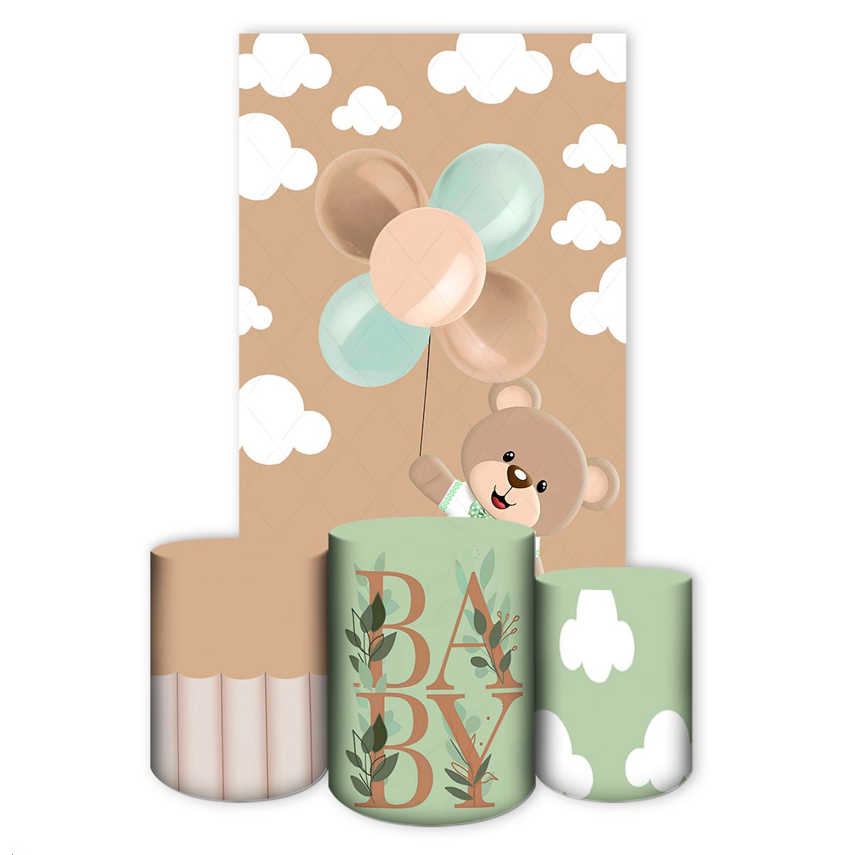 Capa Retangular + Trio Ca... - Painel Festivo