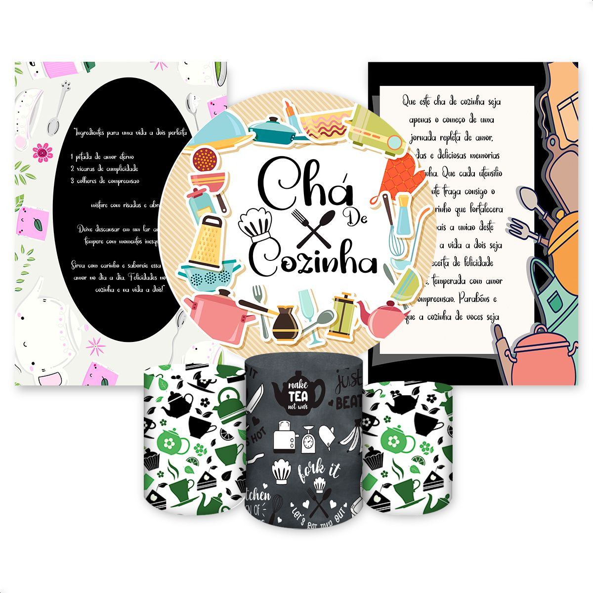 Kit Capa Painel Redondo +... - Painel Festivo