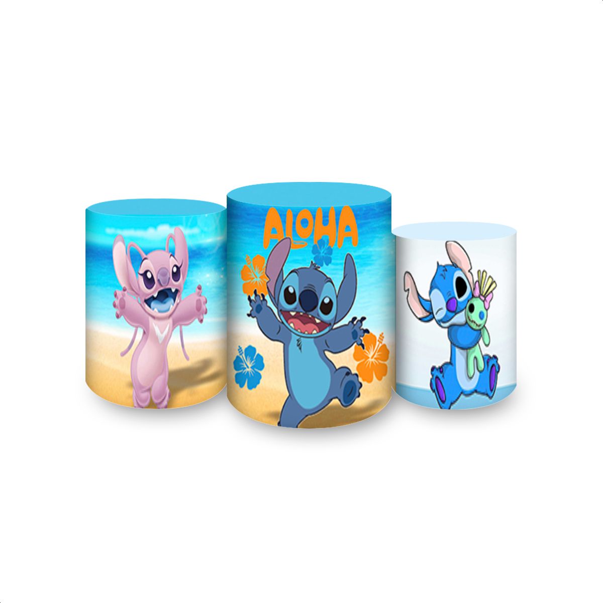 Trio Capas Cilindros Subl... - Painel Festivo