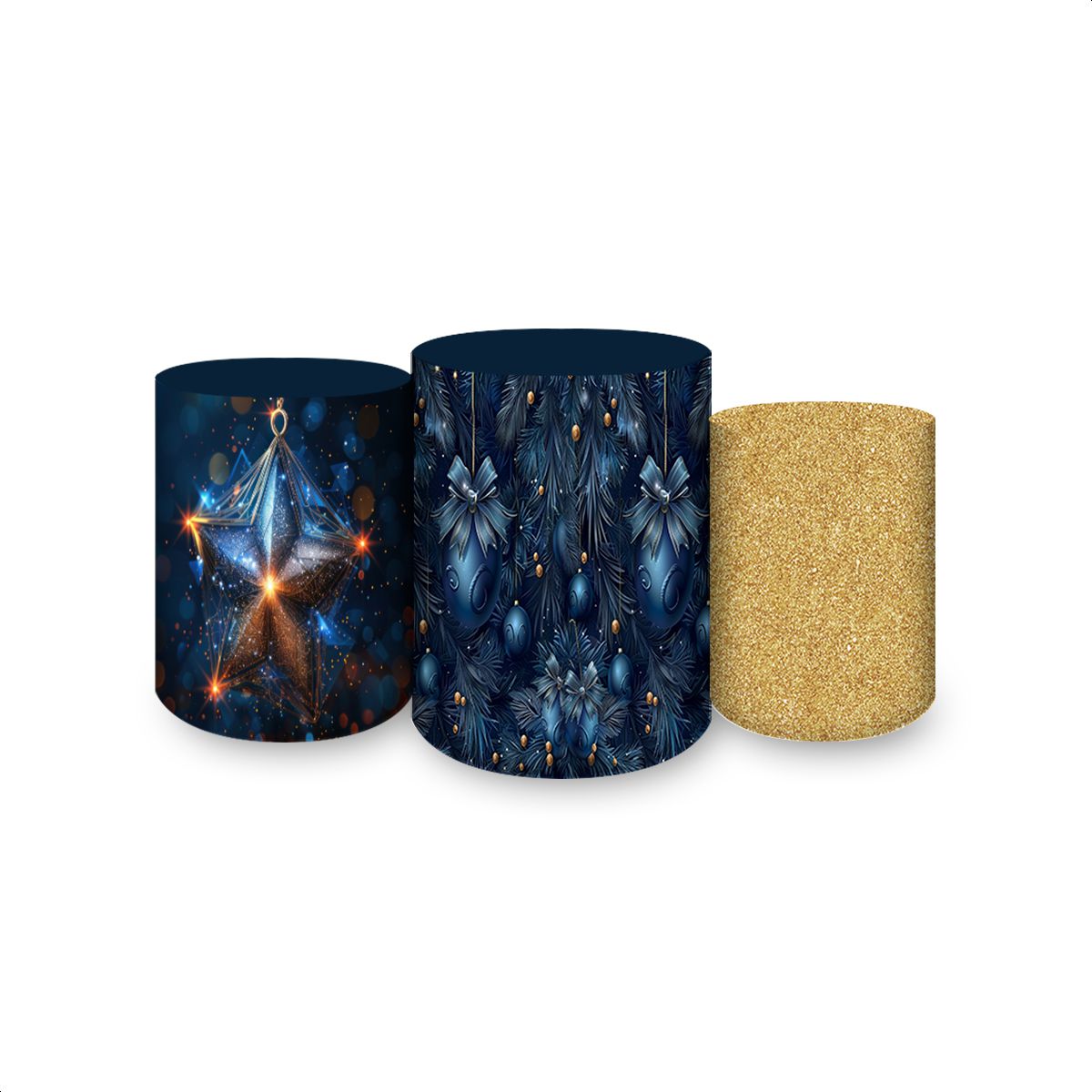 Trio Capas Cilindros Subl... - Painel Festivo