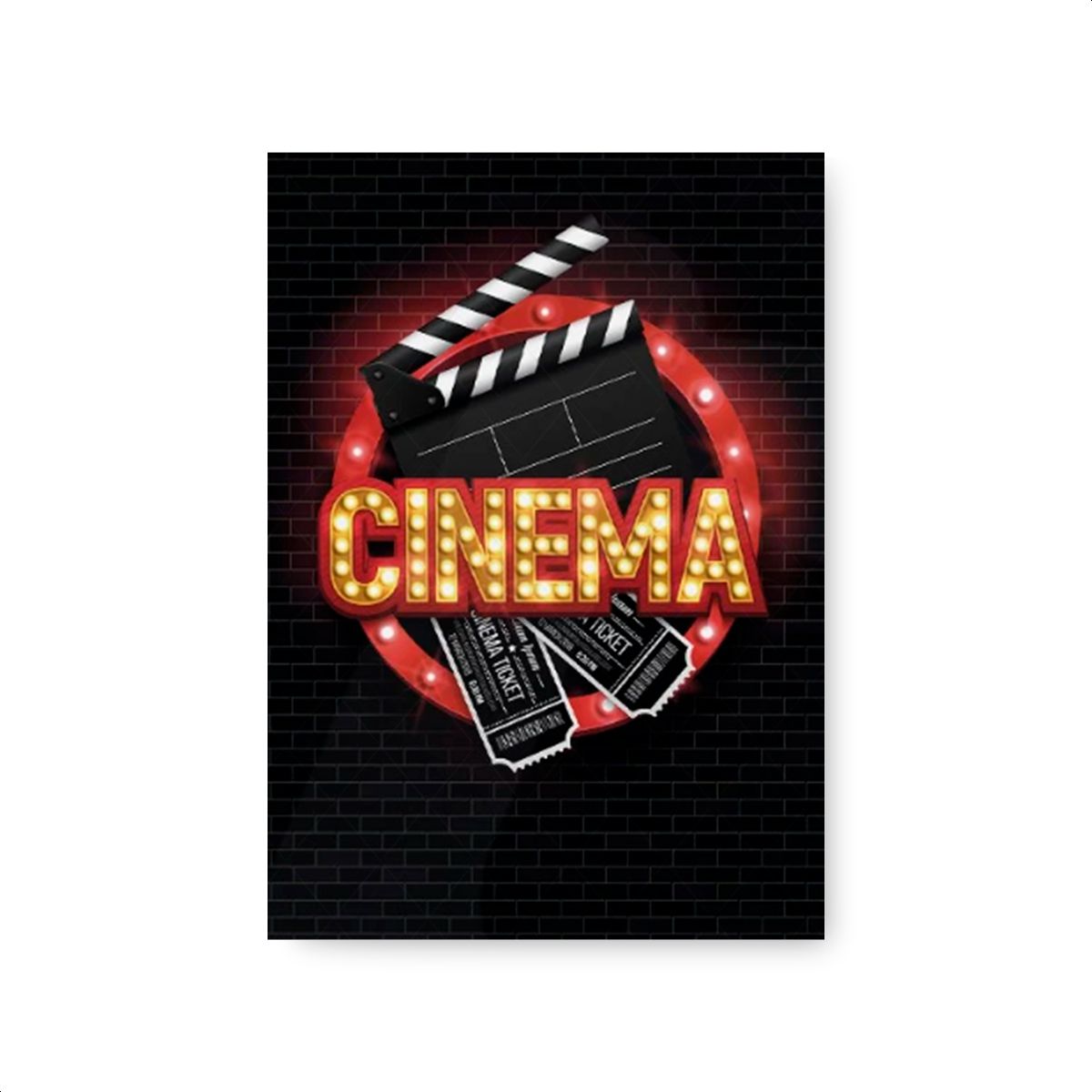 Capa Painel Retangular Sublimado Tema Cinema 267 -... - Painel Festivo