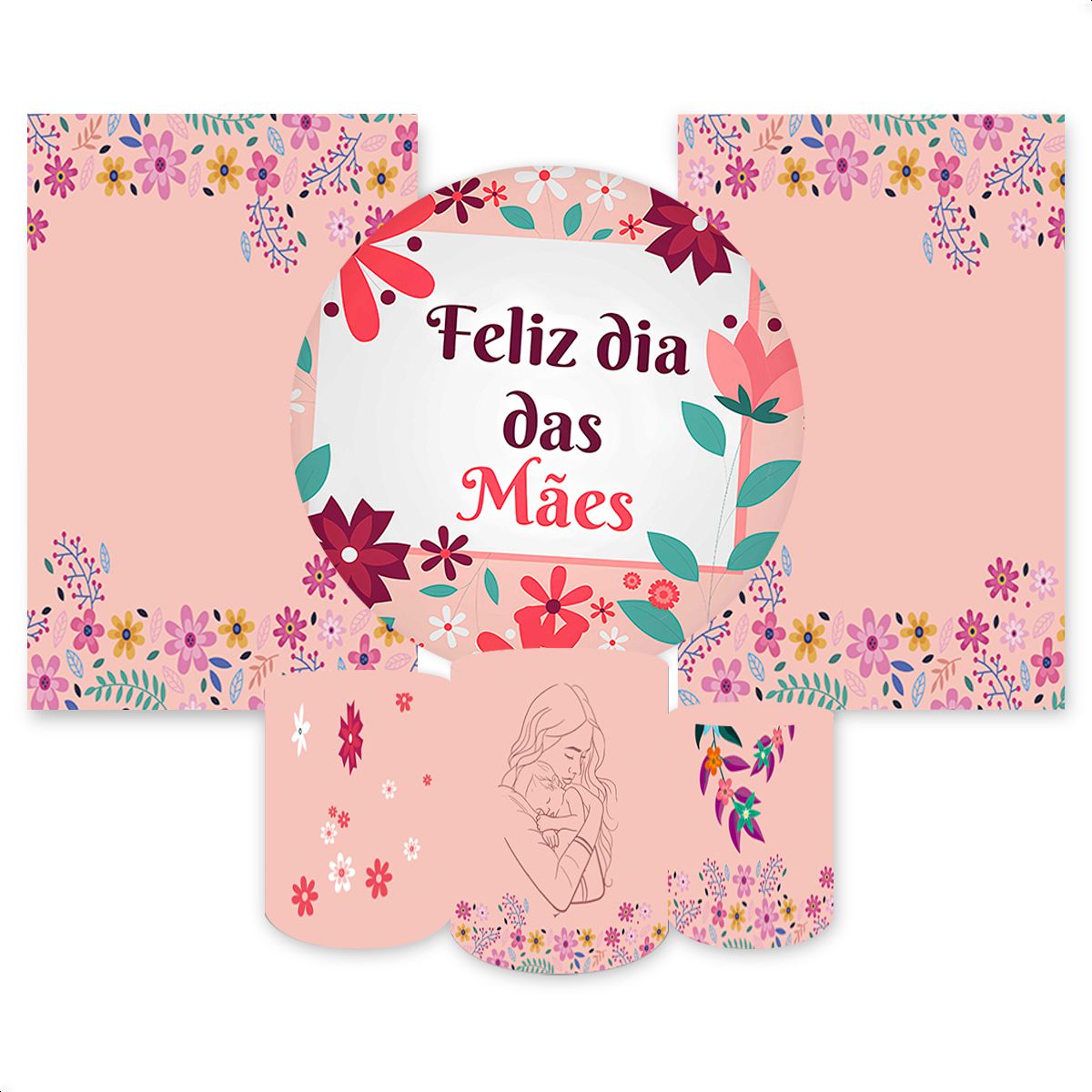 Kit Capa Painel Redondo +... - Painel Festivo
