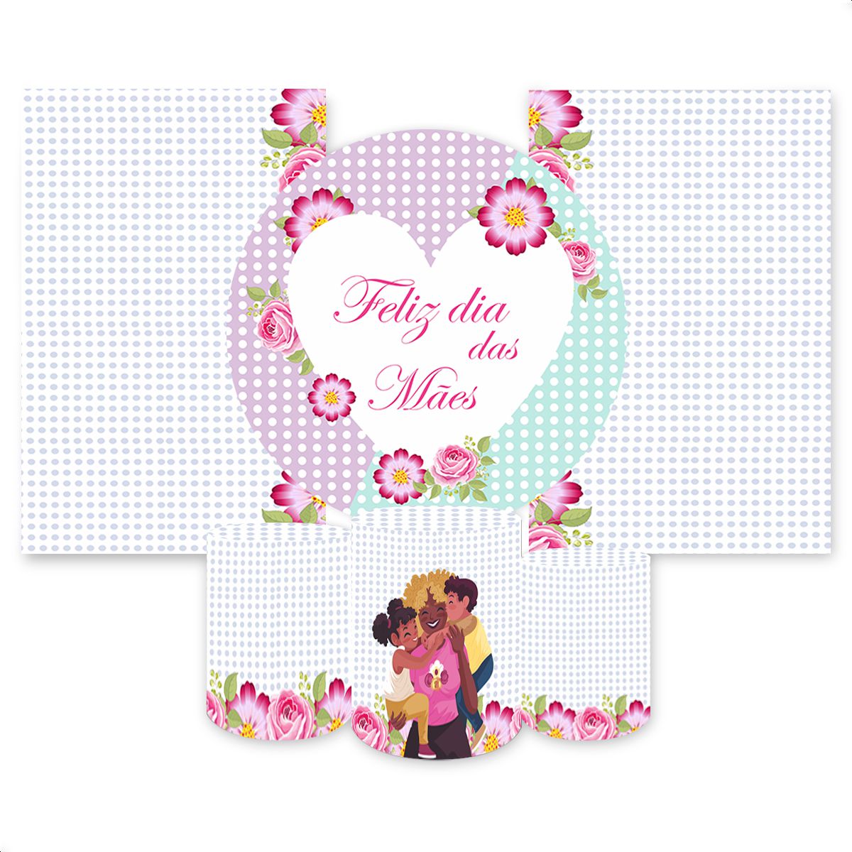 Kit Capa Painel Redondo +... - Painel Festivo