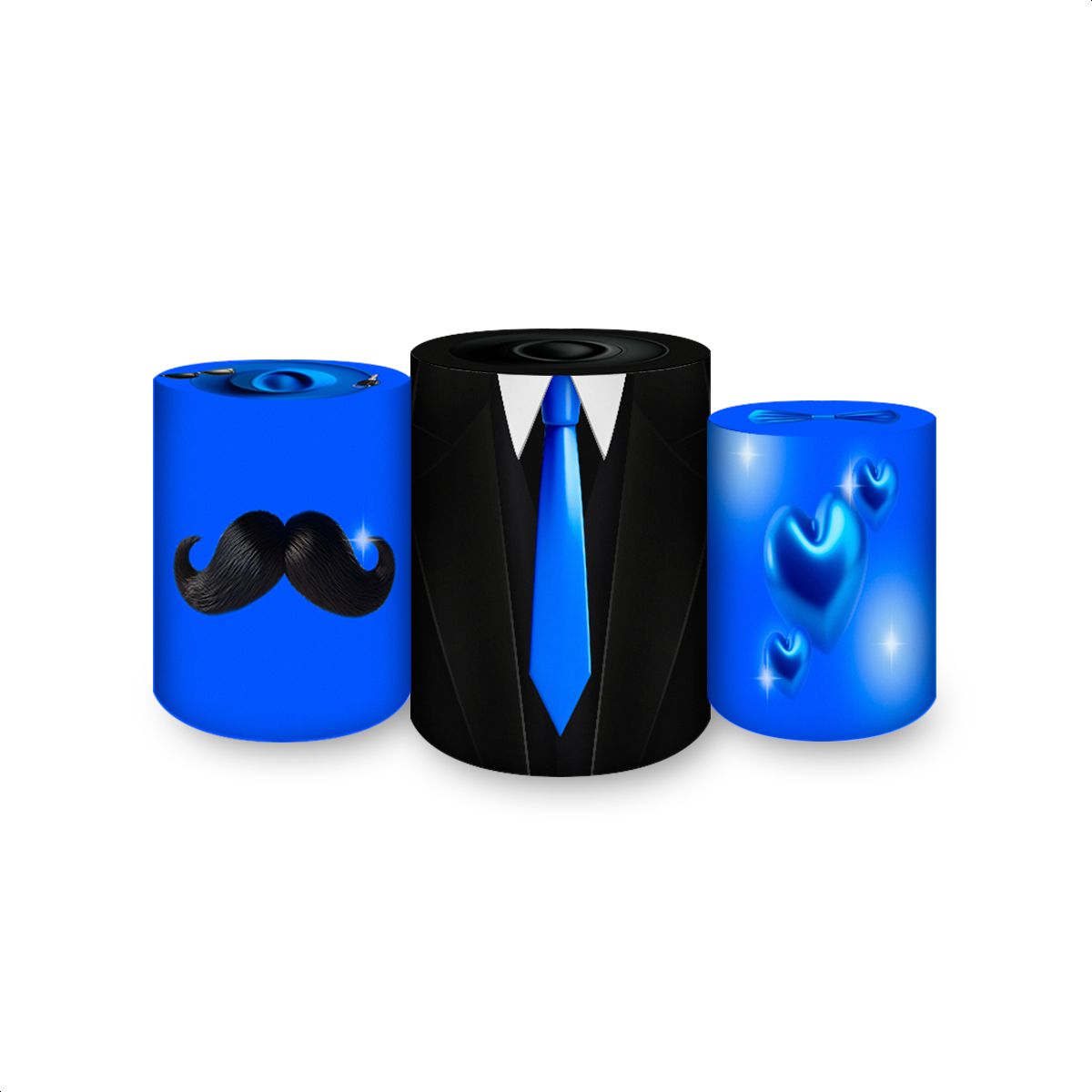 Trio Capas Cilindros Subl... - Painel Festivo