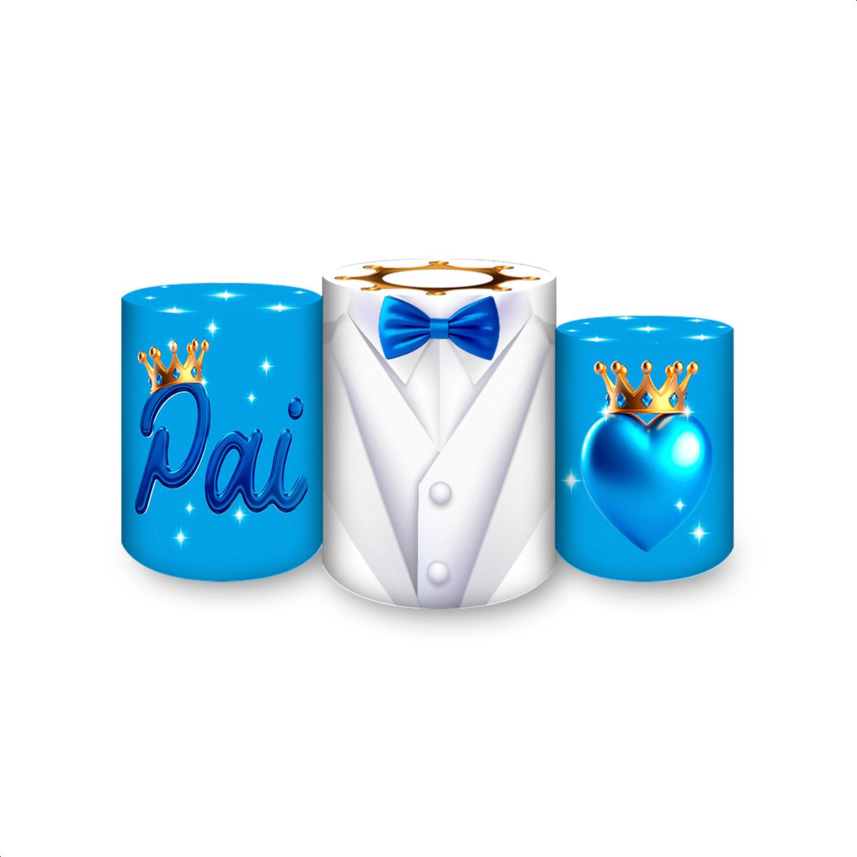 Trio Capas Cilindros Subl... - Painel Festivo