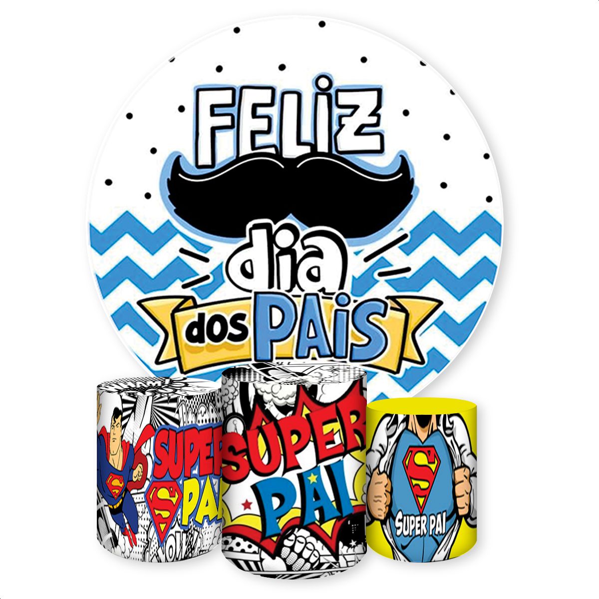 Capa Painel + Trio Capas ... - Painel Festivo
