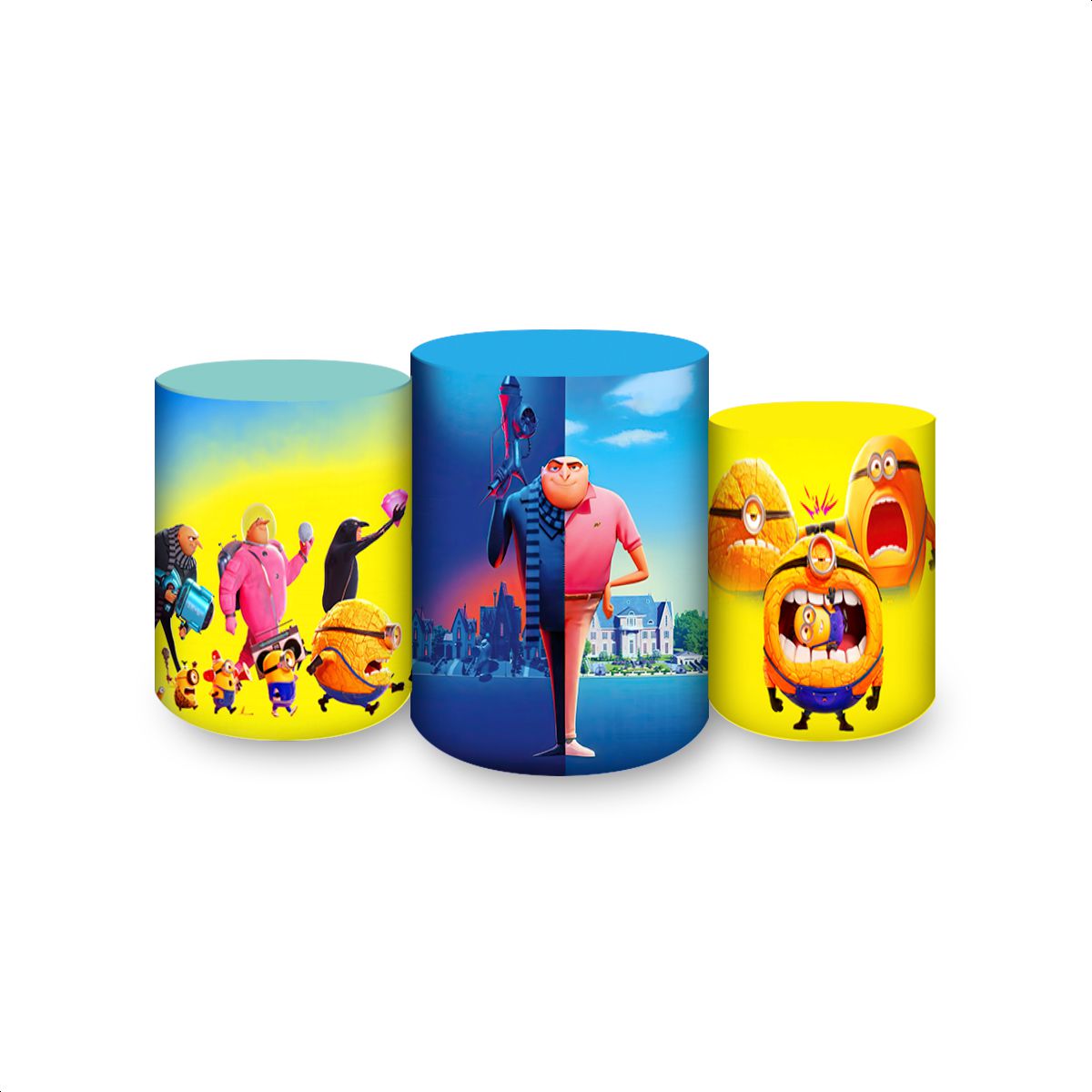 Trio Capas Cilindros Subl... - Painel Festivo