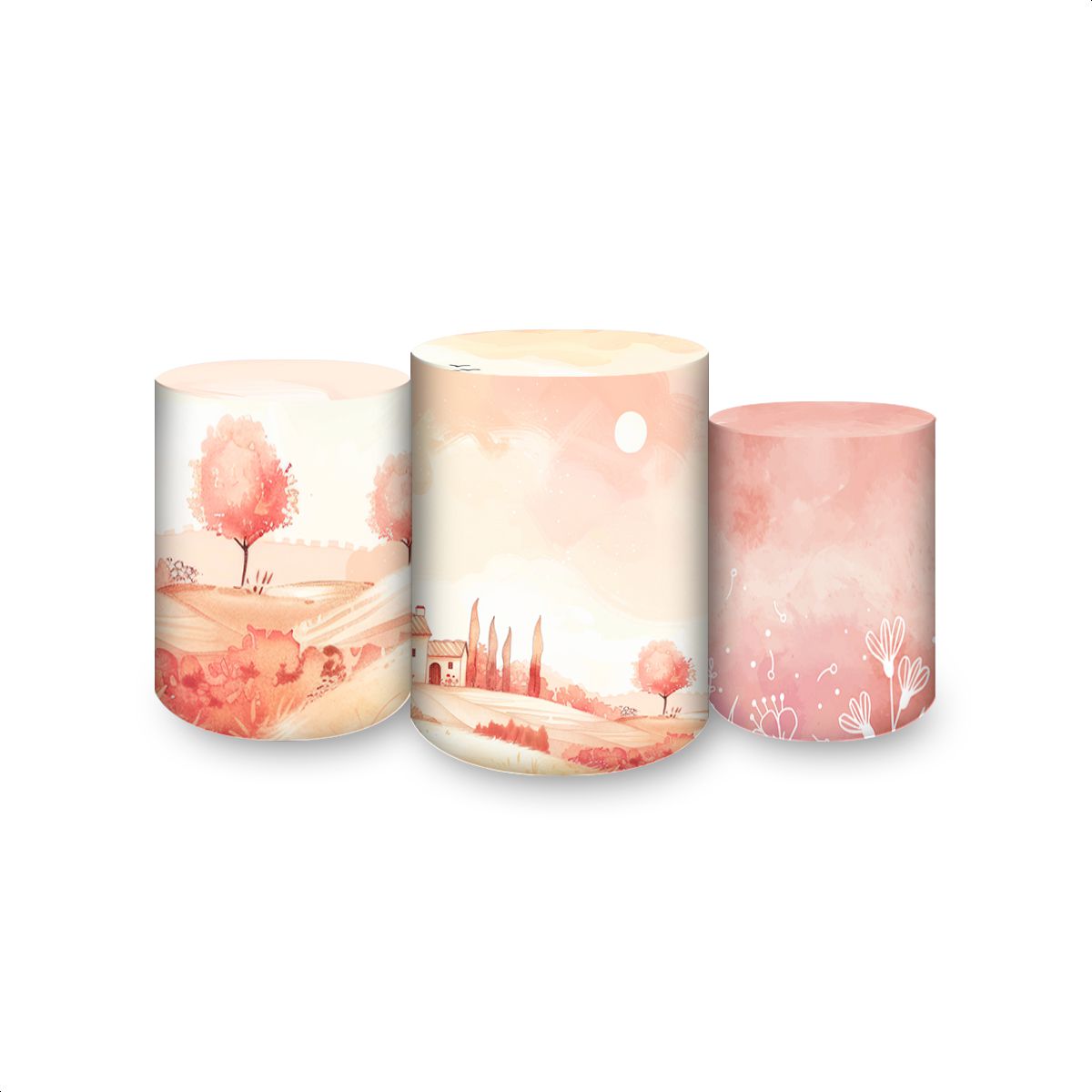 Trio Capas Cilindros Subl... - Painel Festivo
