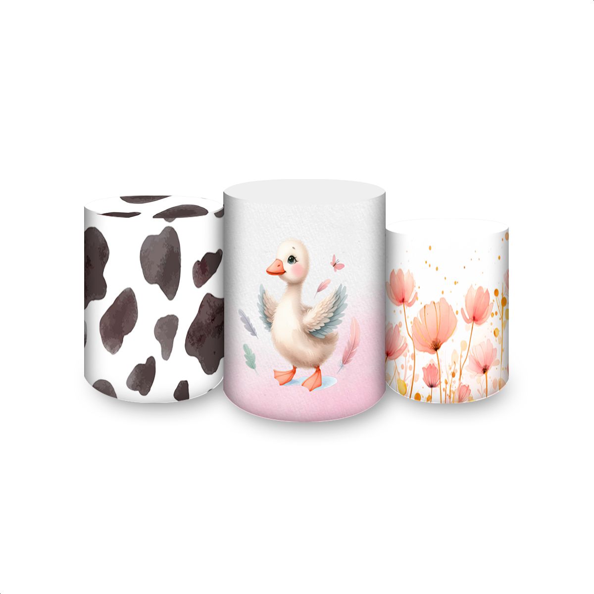 Trio Capas Cilindros Subl... - Painel Festivo