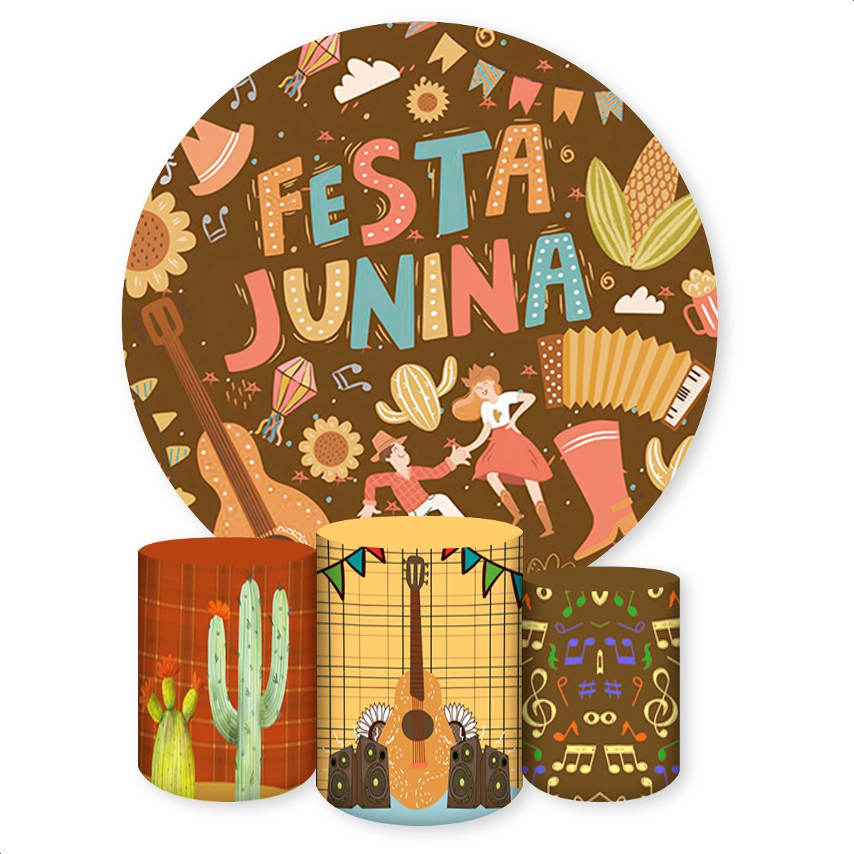 Capa Painel + Trio Capas ... - Painel Festivo