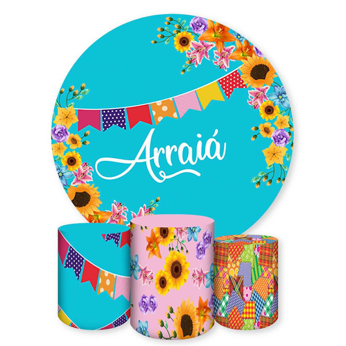 Capa Painel + Trio Capas ... - Painel Festivo