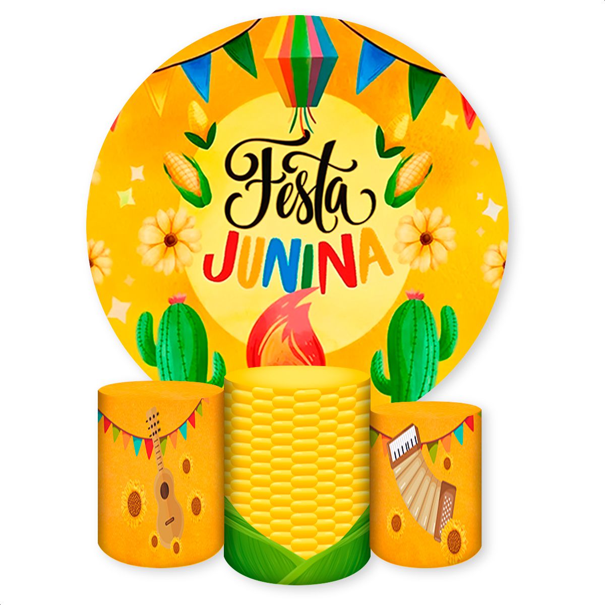 Capa Painel + Trio Capas ... - Painel Festivo