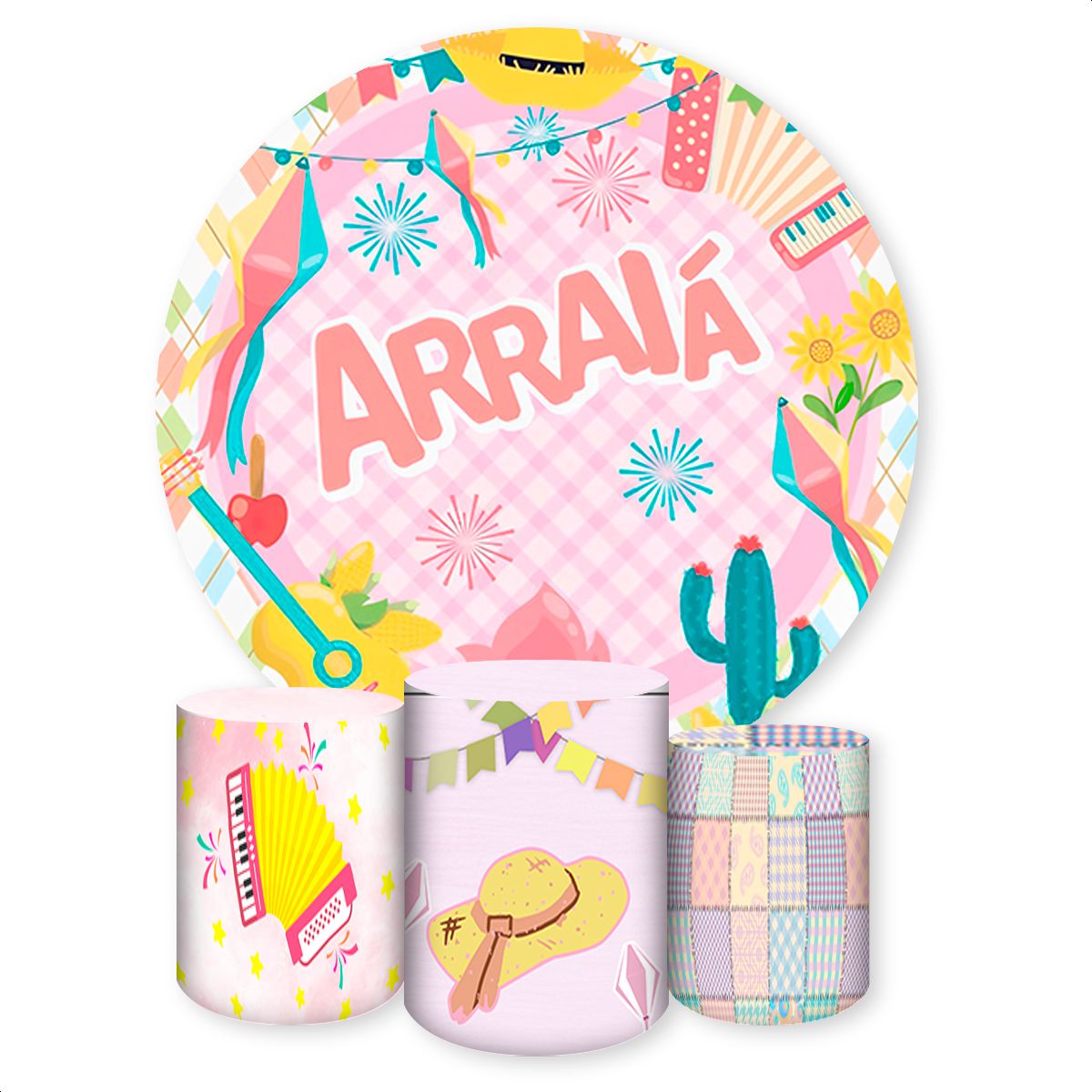 Capa Painel + Trio Capas ... - Painel Festivo