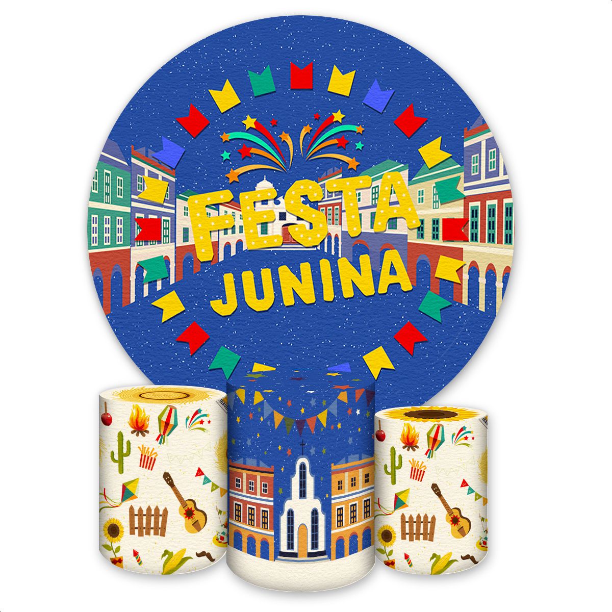 Capa Painel + Trio Capas ... - Painel Festivo
