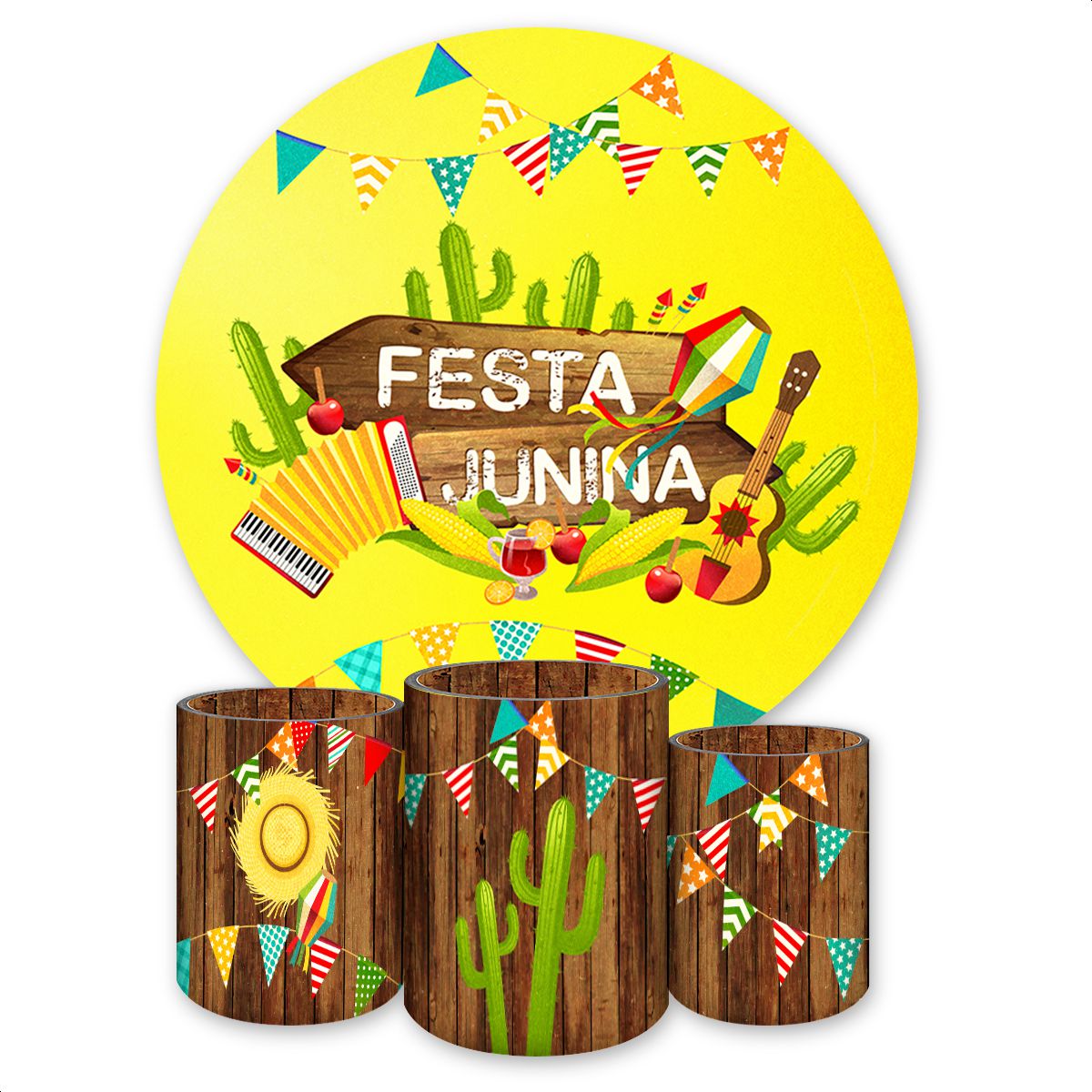 Capa Painel + Trio Capas ... - Painel Festivo