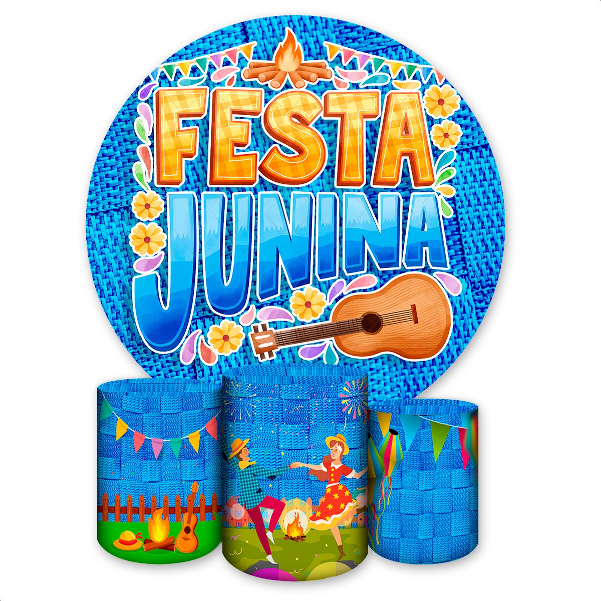Capa Painel + Trio Capas ... - Painel Festivo